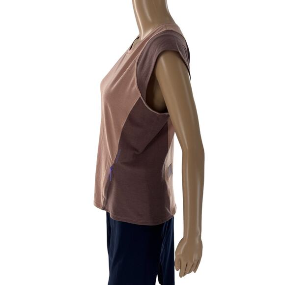 Lululemon Pink Clay Dark Oxide Cap Short Sleeve Hiking Tank Top - Picture 7 of 11